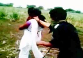 couple beaten by villagers