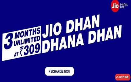 Reliance Jio Dhan Dhana Dhan offers